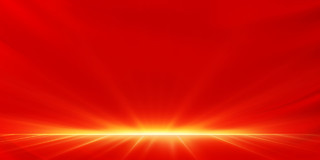 红色简约文艺大气现代光效展板背景